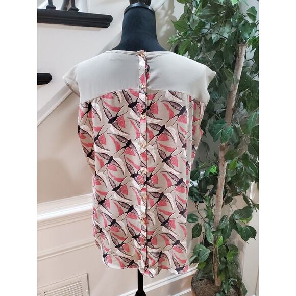 APT 9 Women's Gray 100% Polyester Round Neck Sleeveless Casual Top Blouse Large - Picture 6 of 11